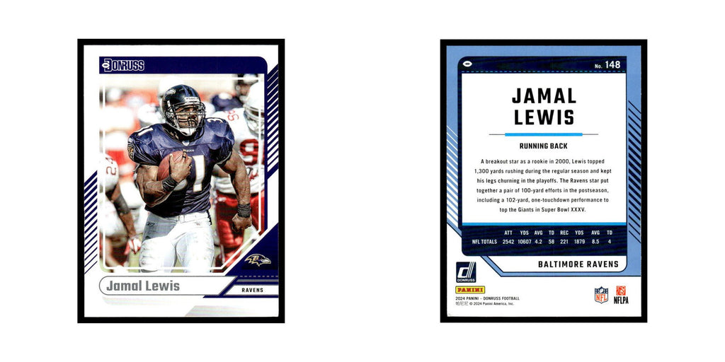 Jamal Lewis 2024 Donruss #148 Baltimore Ravens Football Card NM