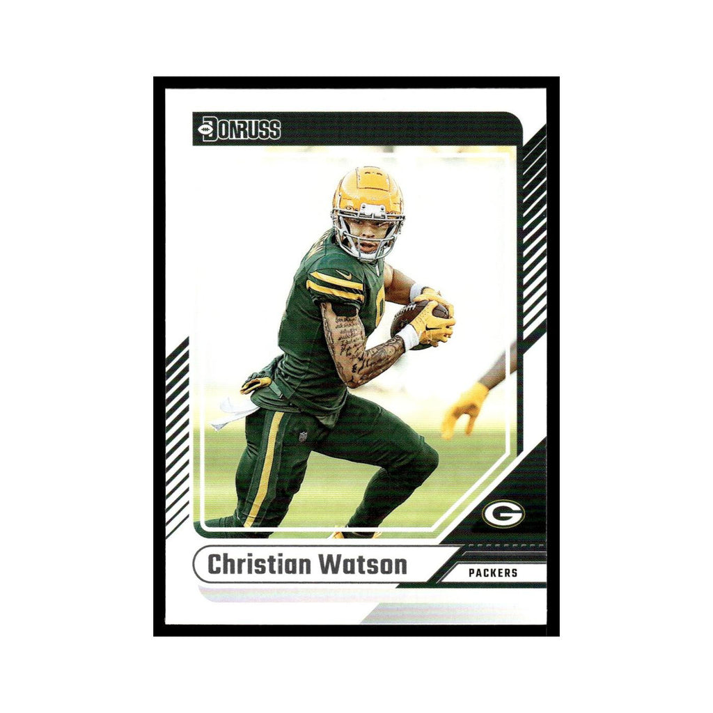 Christian Watson 2024 Donruss #132 Green Bay Packers Football Card NM