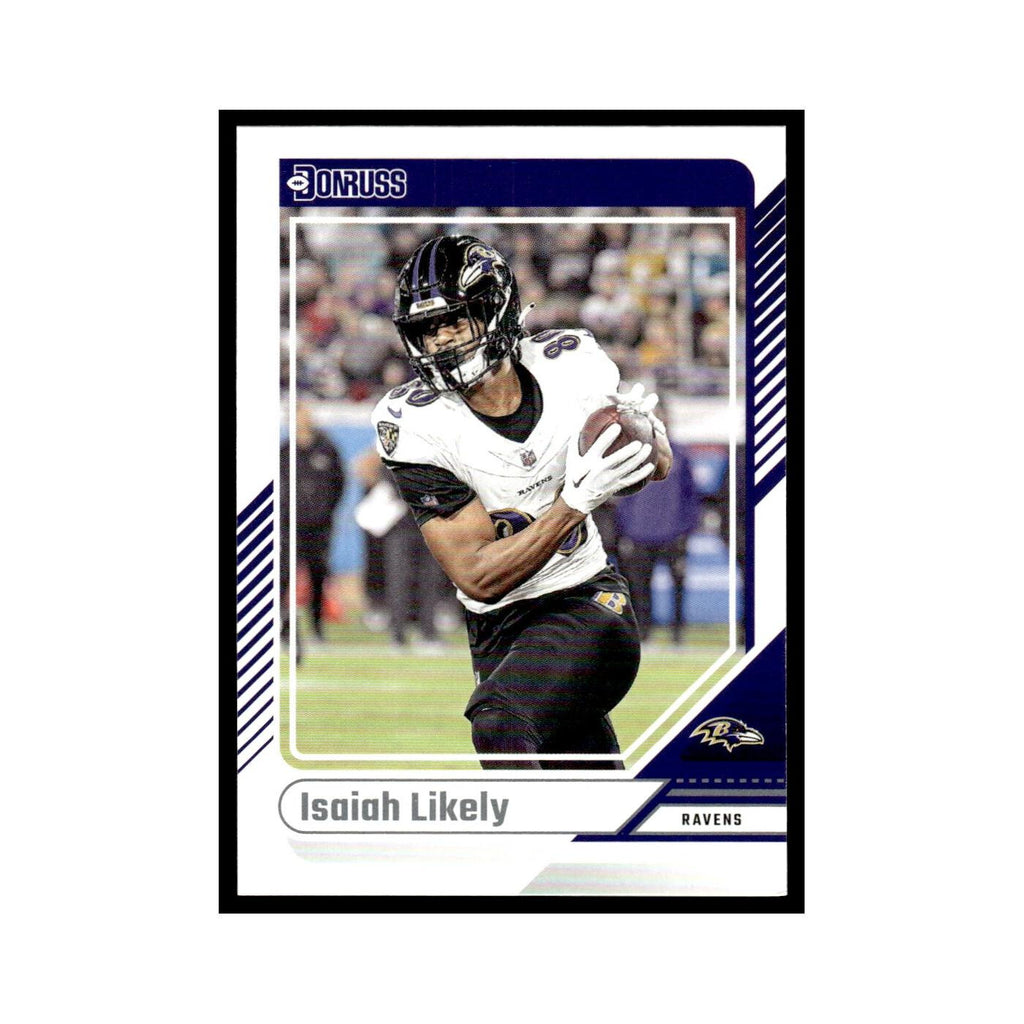 Isaiah Likely 2024 Donruss #270 Baltimore Ravens Football Card NM