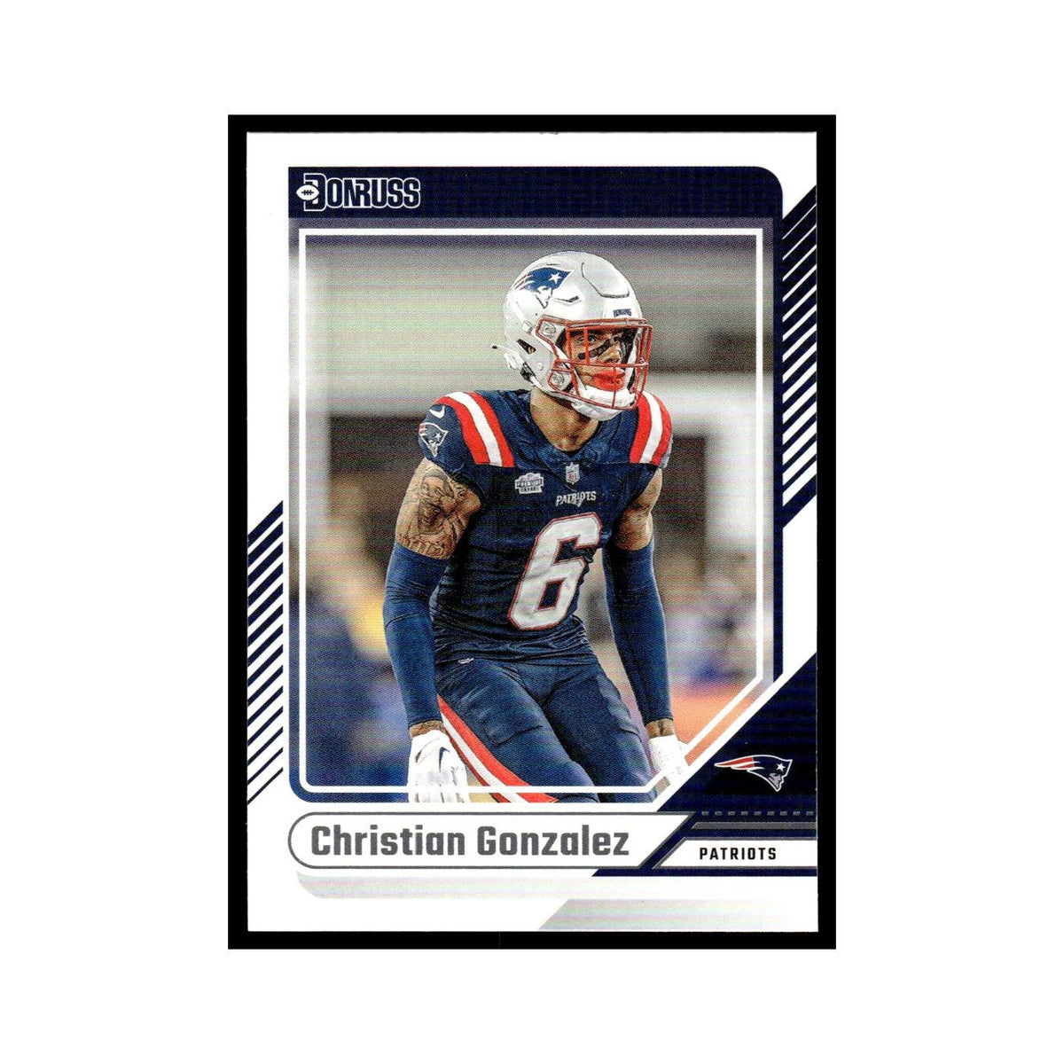 Christian Gonzalez 2024 Donruss #77 New England Patriots Football Card NM