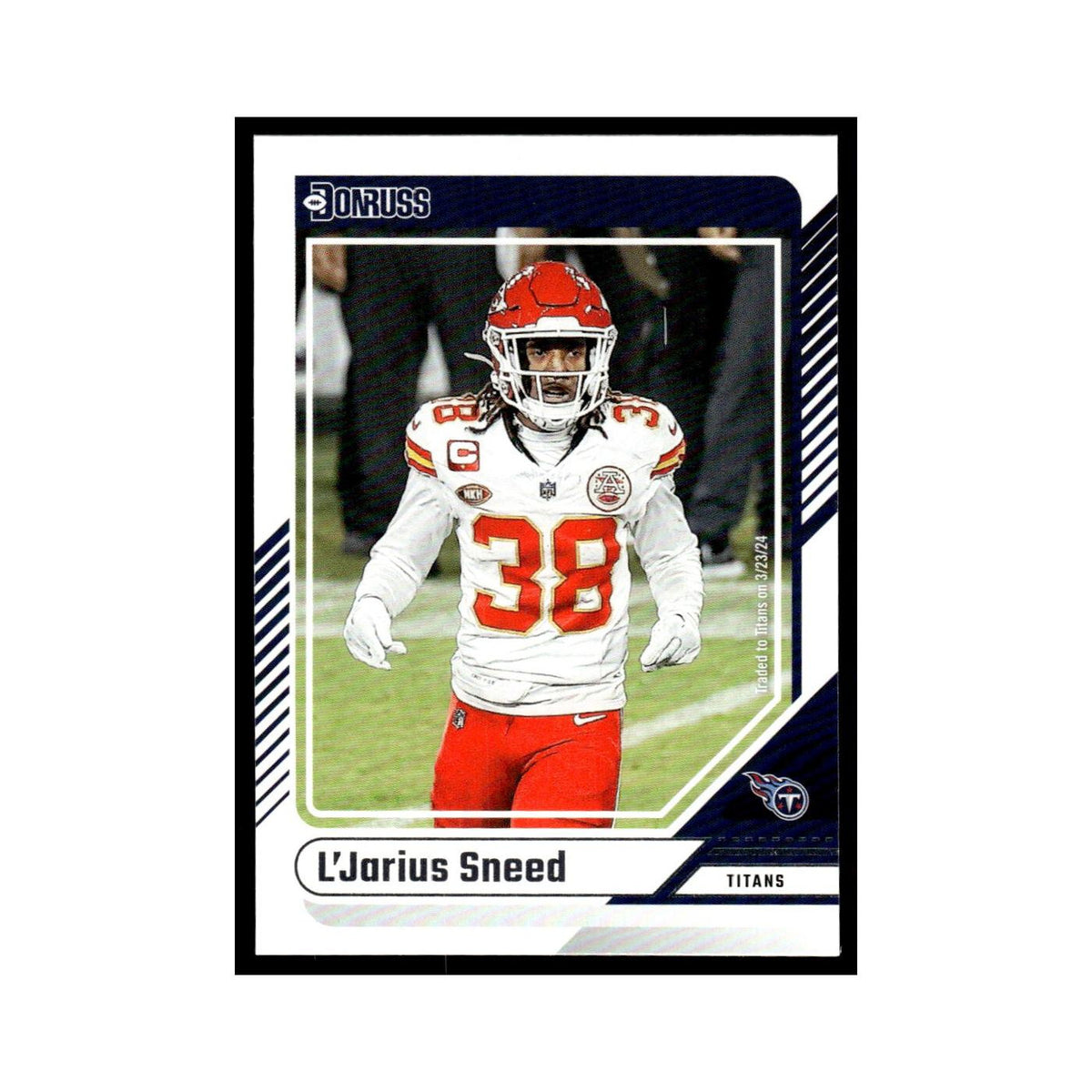 L'Jarius Sneed 2024 Donruss #216 Tennessee Titans Football Card NM