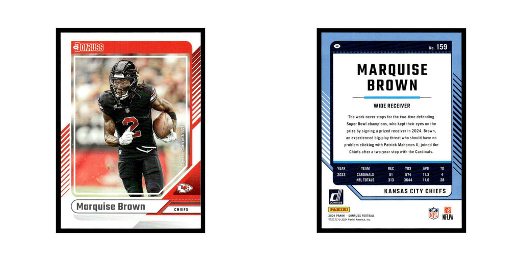 Marquise Brown 2024 Donruss #159 Arizona Cardinals Football Card NM