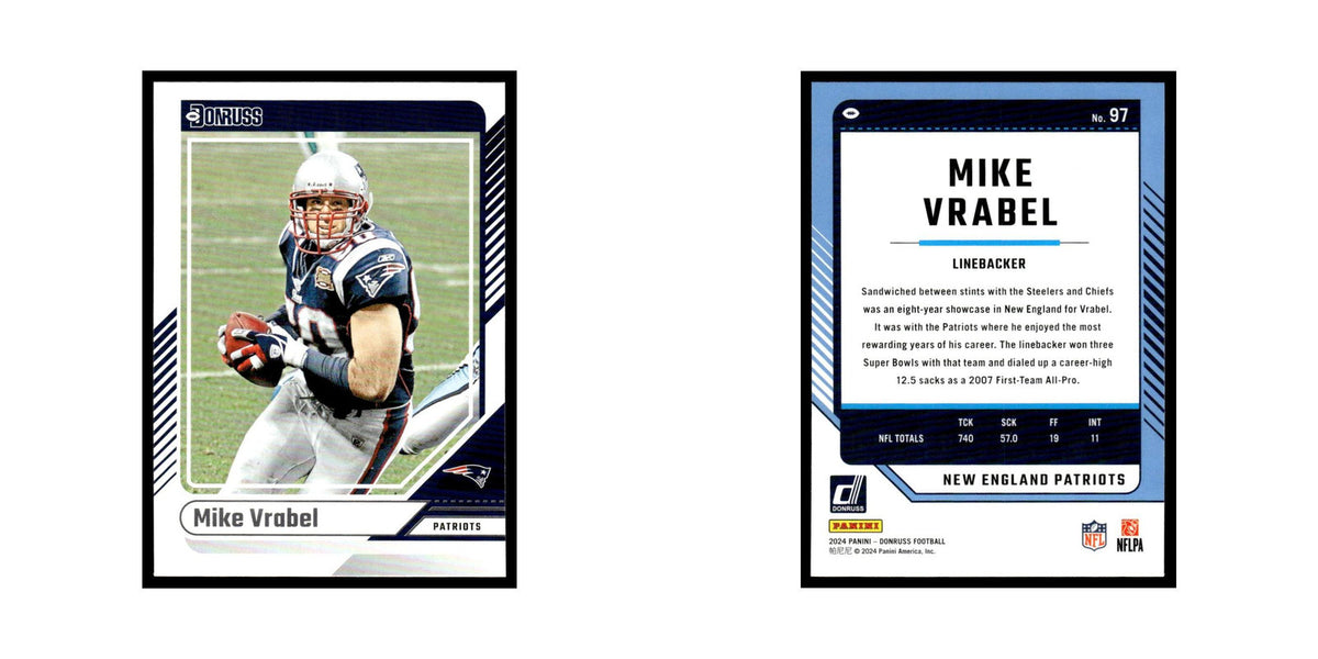 Mike Vrabel 2024 Donruss #97 New England Patriots Football Card NM