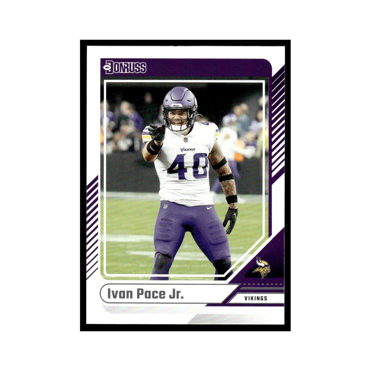 Ivan Pace Jr. 2024 Donruss #104 Minnesota Vikings Football Card NM