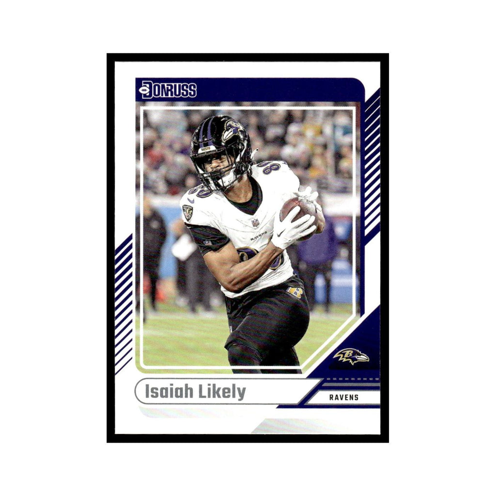 Isaiah Likely 2024 Donruss #270 Baltimore Ravens Football Card NM