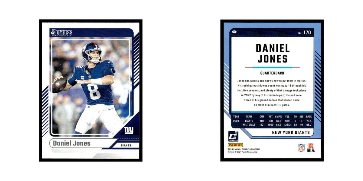 Daniel Jones 2024 Donruss #170 New York Giants Football Card NM