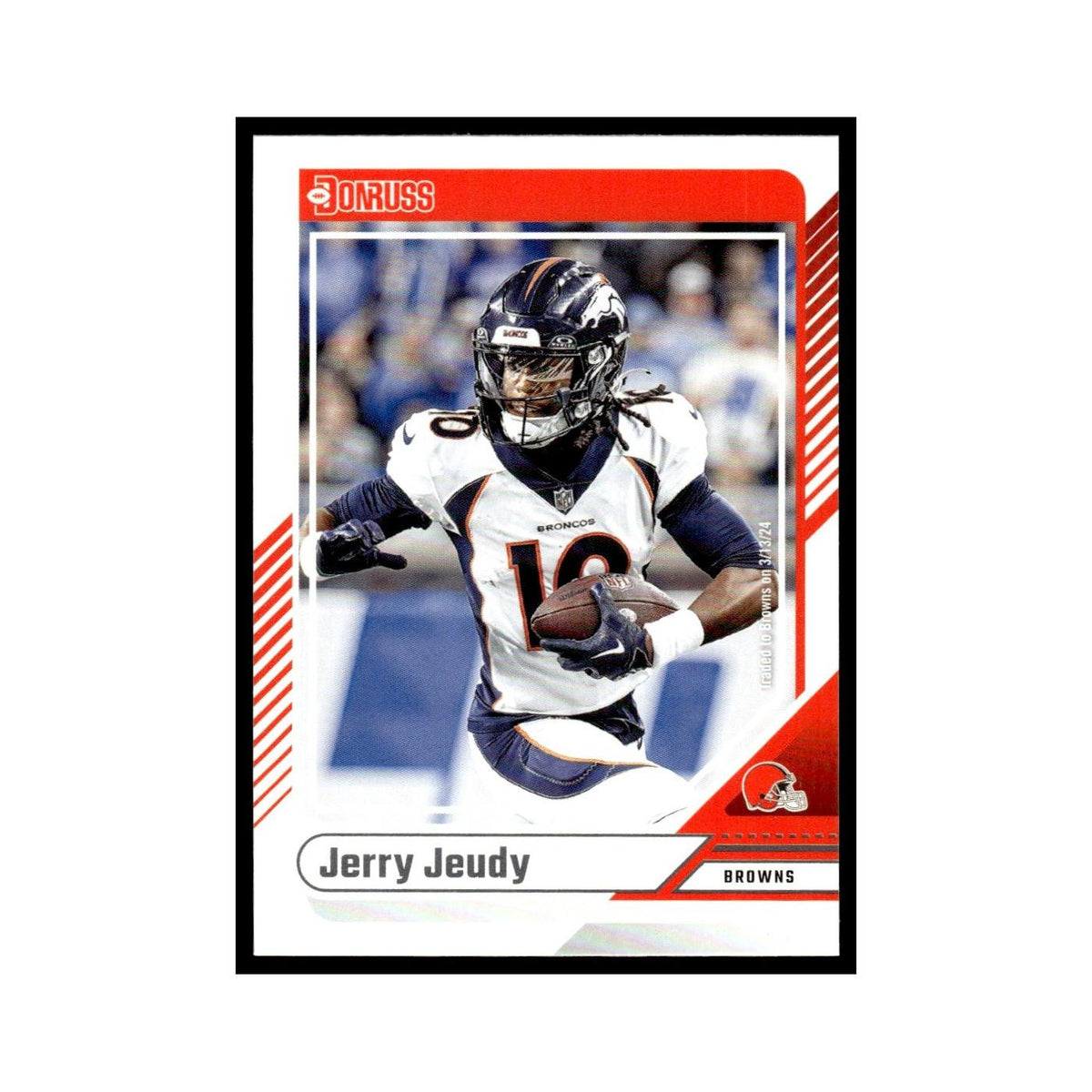 Jerry Jeudy 2024 Donruss #3 Denver Broncos Football Card NM