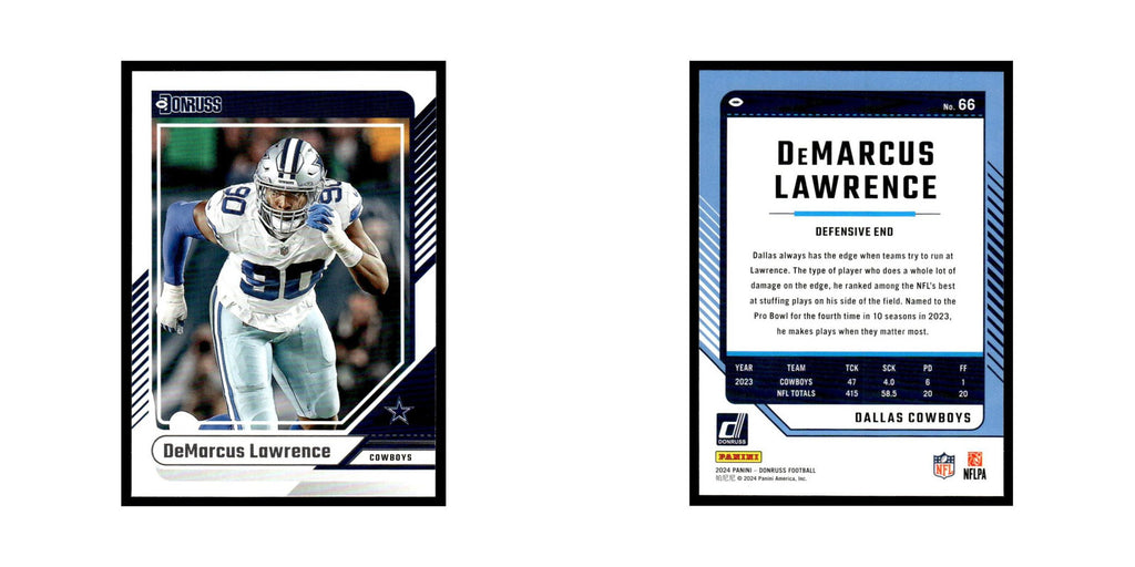 Demarcus Lawrence 2024 Donruss #66 Dallas Cowboys Football Card NM