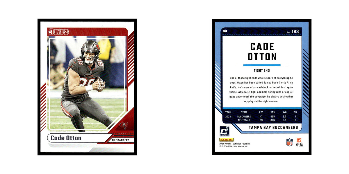 Cade Otton 2024 Donruss #183 Tampa Bay Buccaneers Football Card NM