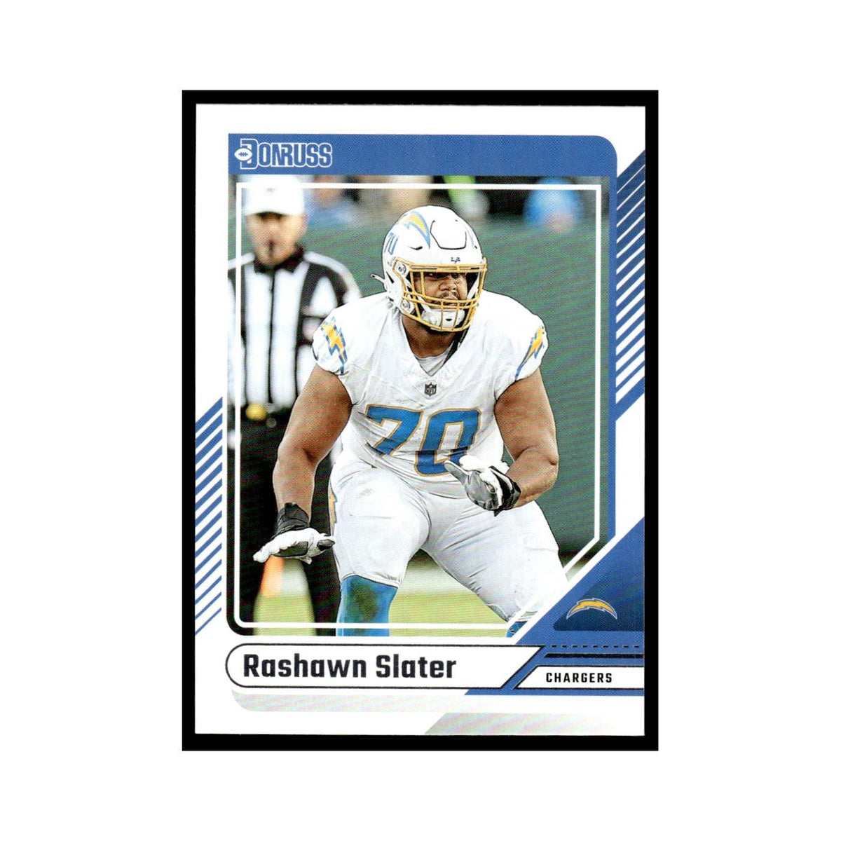 Rashawn Slater 2024 Donruss #38 Los Angeles Chargers Football Card NM