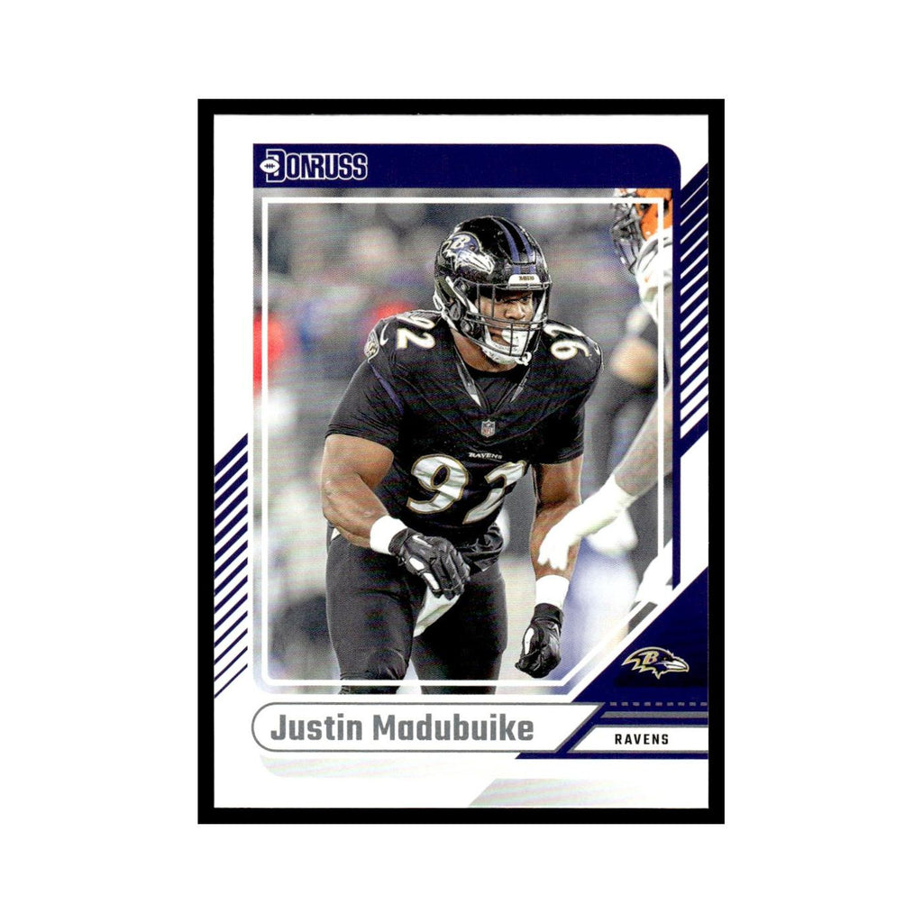 Justin Madubuike 2024 Donruss #49 Baltimore Ravens Football Card NM