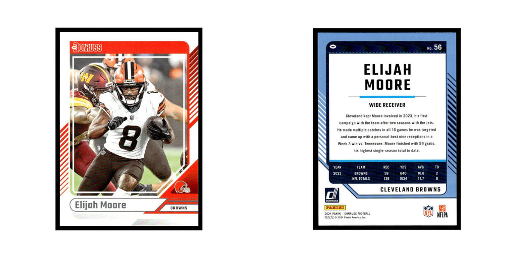 Elijah Moore 2024 Donruss #56 Cleveland Browns Football Card NM