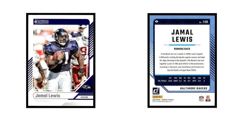 Jamal Lewis 2024 Donruss #148 Baltimore Ravens Football Card NM