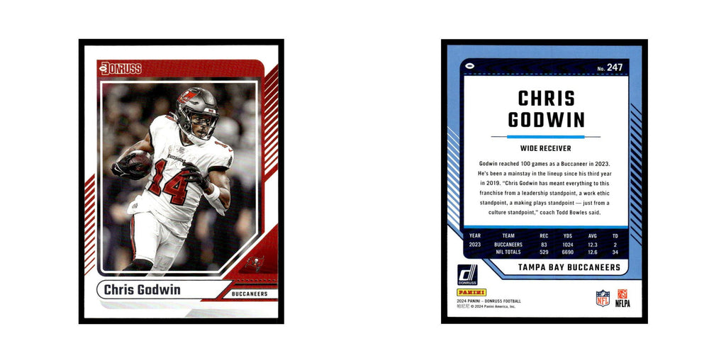 Chris Godwin 2024 Donruss #247 Tampa Bay Buccaneers Football Card NM
