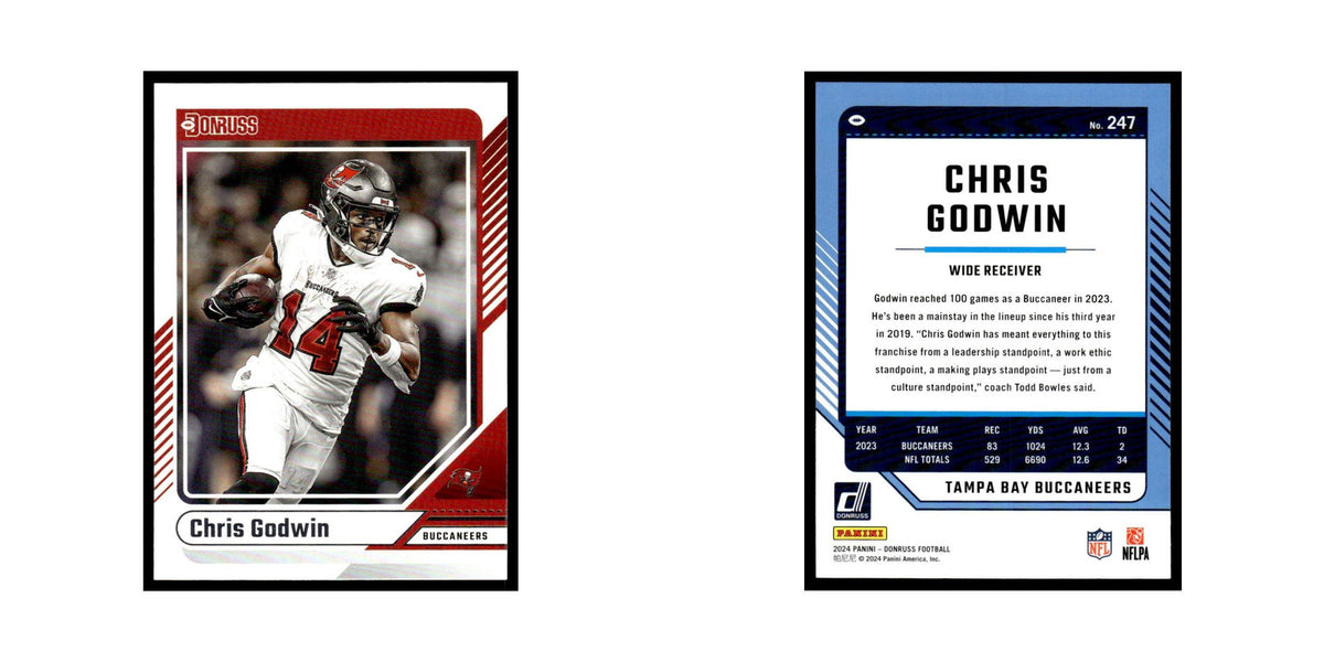 Chris Godwin 2024 Donruss #247 Tampa Bay Buccaneers Football Card NM