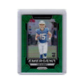 Ladd McConkey Rookie 2024 Panini Prizm Emergent Green #13 Chargers NM