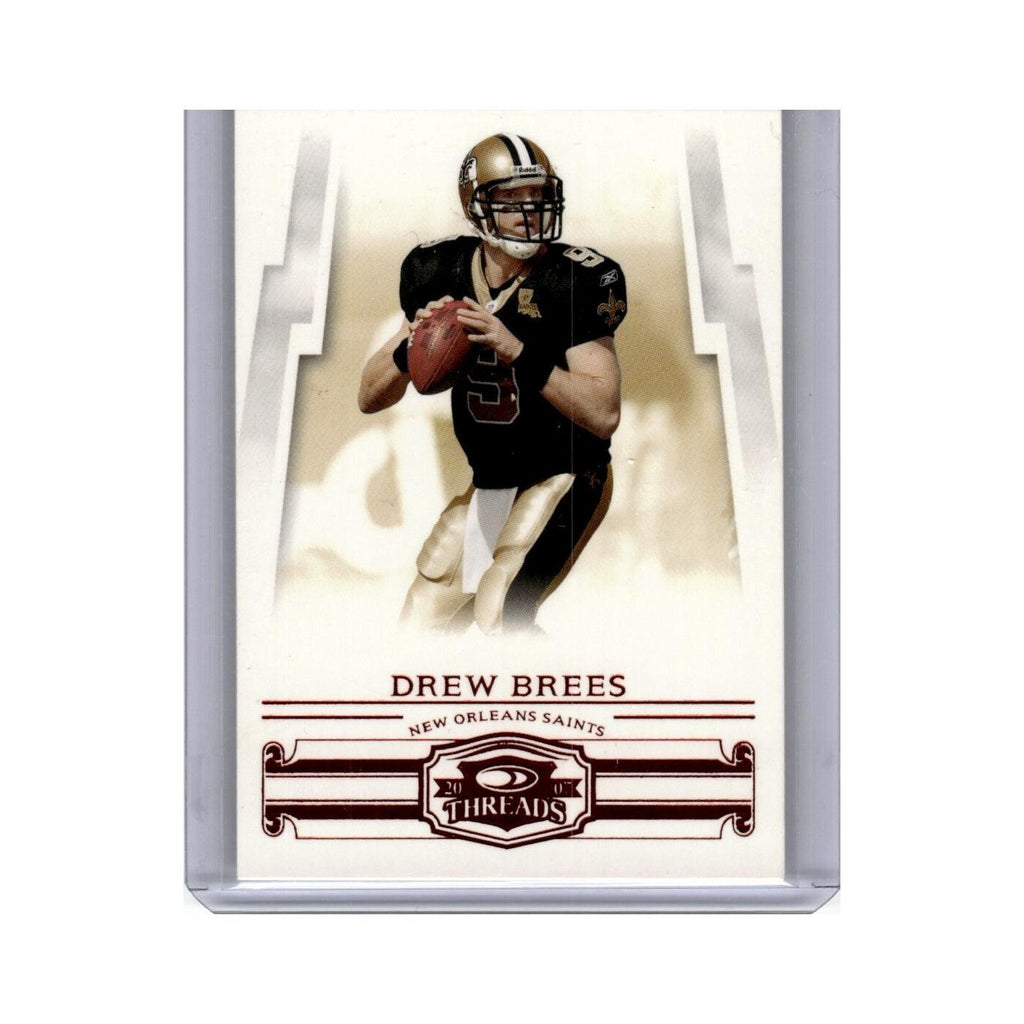 Drew Brees 2007 Donruss Threads #29 New Orleans Saints Football Card NM