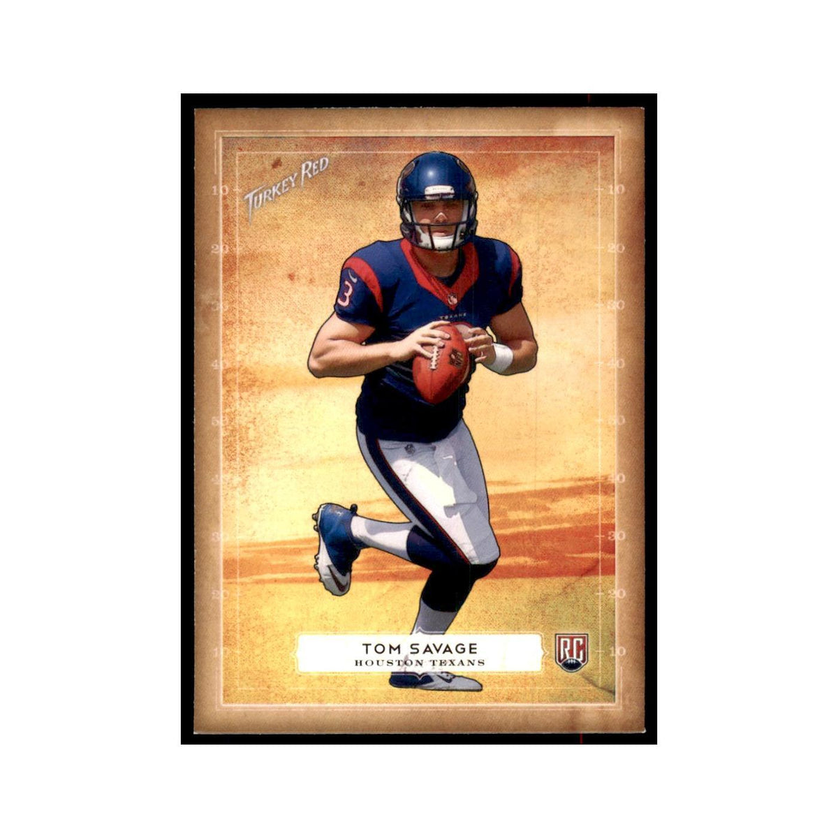 Tom Savage Rookie 2014 Topps Turkey Red #12 Football Cards Football Card NM