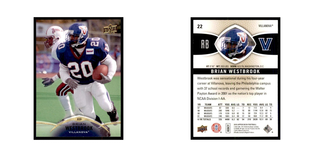 Brian Westbrook 2015 Upper Deck #22 Football Cards Football Card NM