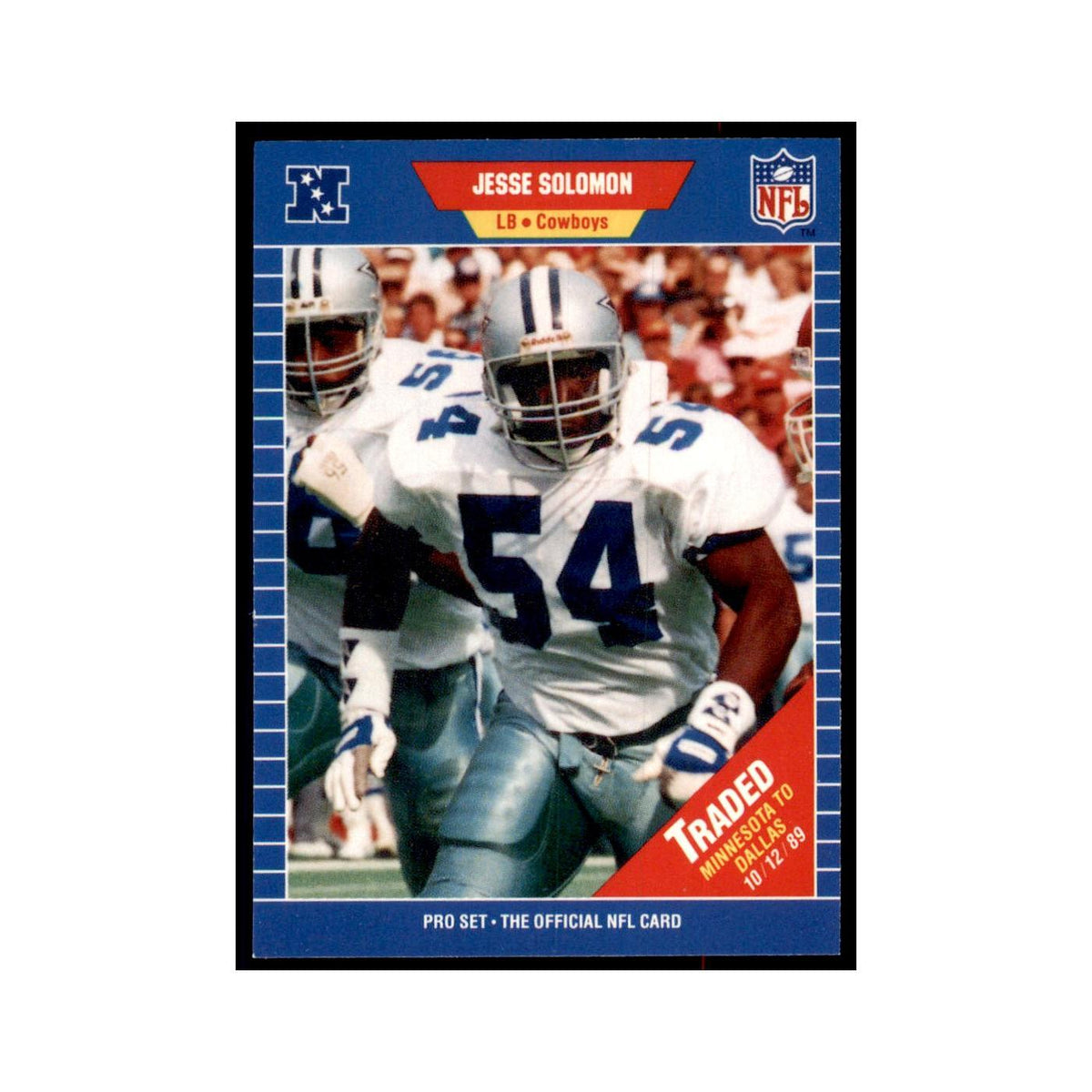 Jesse Solomon 1989 Pro Set #557 Football Cards Football Card NM