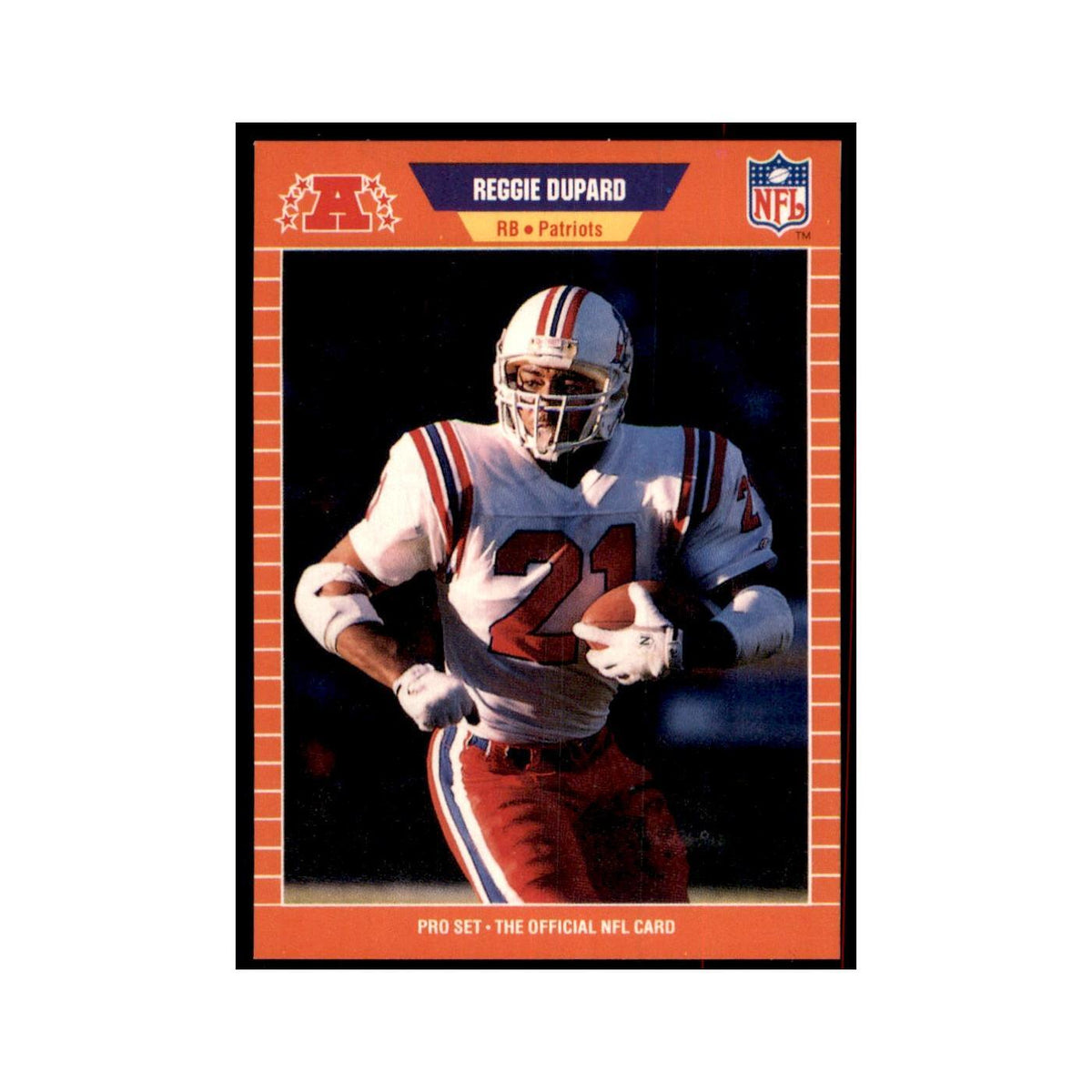 Reggie Dupard 1989 Pro Set #246 Football Cards Football Card NM