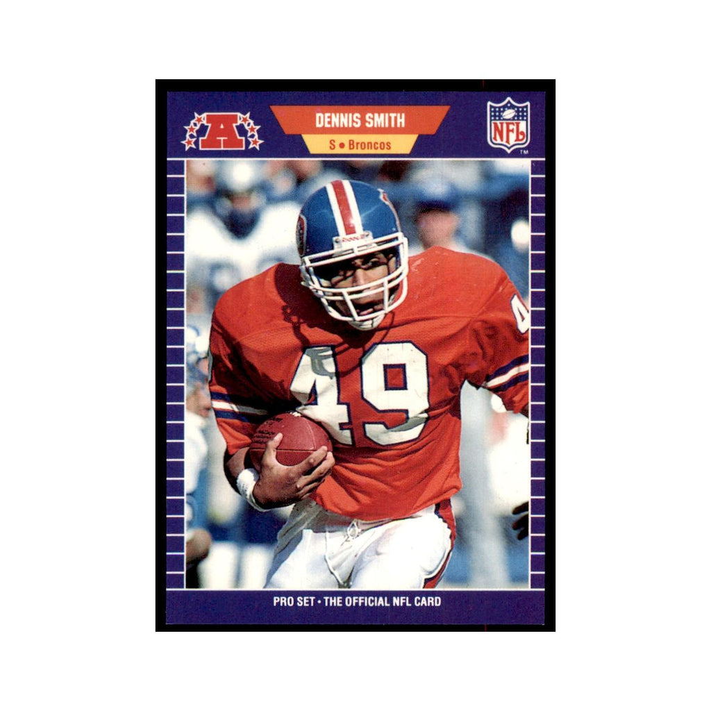 Dennis Smith 1989 Pro Set #111 Football Cards Football Card NM