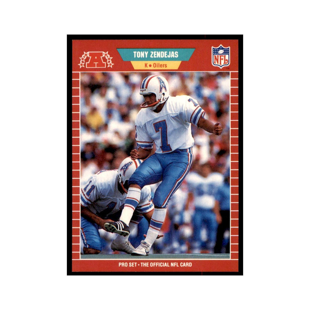 Tony Zendejas 1989 Pro Set #153 Football Cards Football Card NM