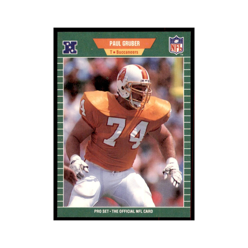 Paul Gruber 1989 Pro Set #411 Football Cards Football Card NM