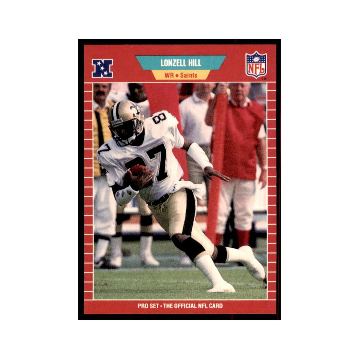 Lonzell Hill 1989 Pro Set #268 Football Cards Football Card NM