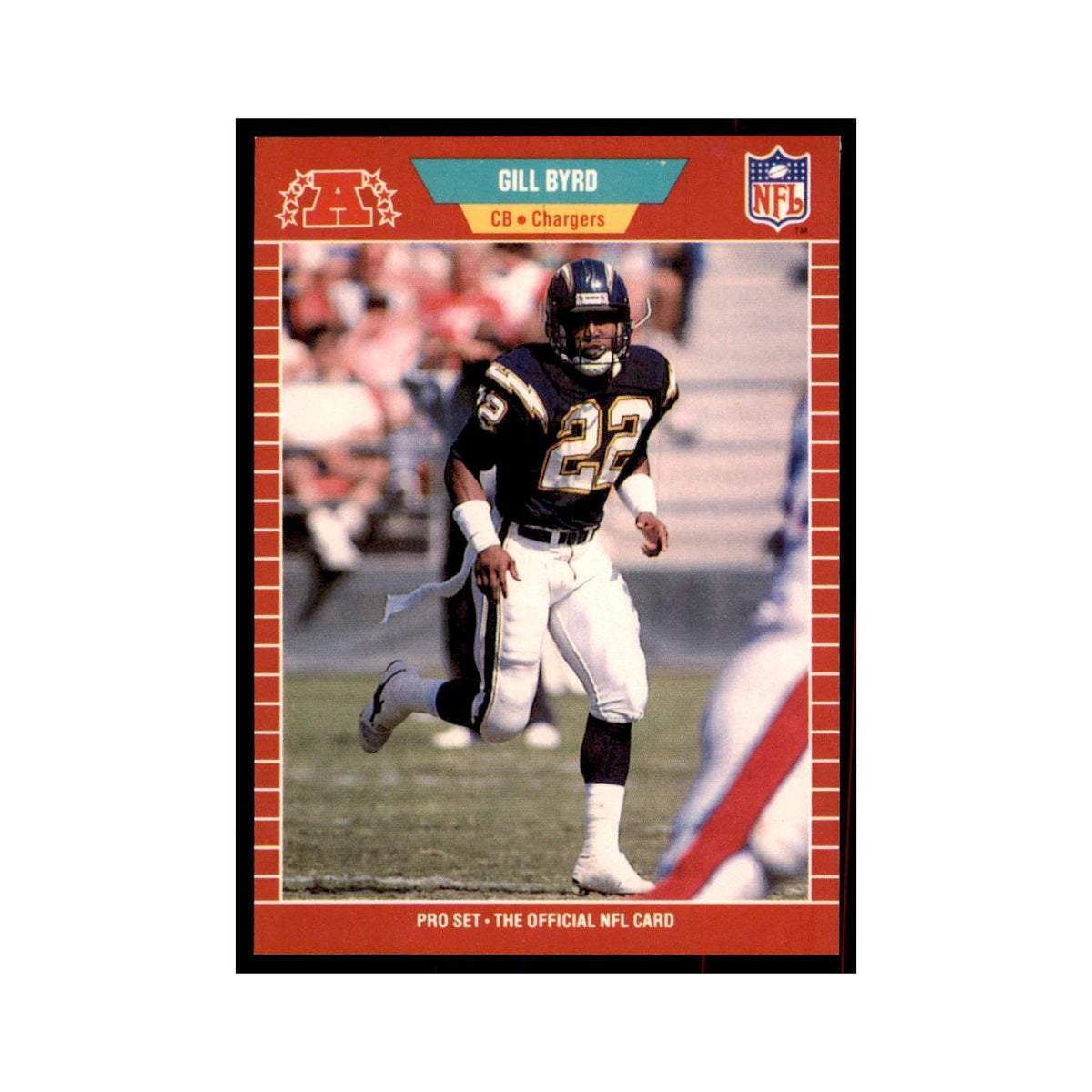 Gill Byrd 1989 Pro Set #358 Football Cards Football Card NM