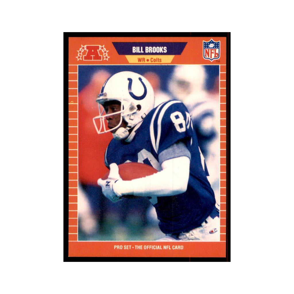 Bill Brooks 1989 Pro Set #158 Football Cards Football Card NM