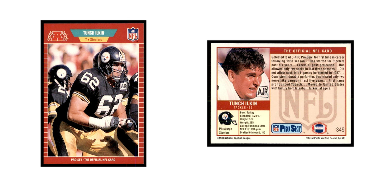 Tunch Ilkin 1989 Pro Set #349 Football Cards Football Card NM