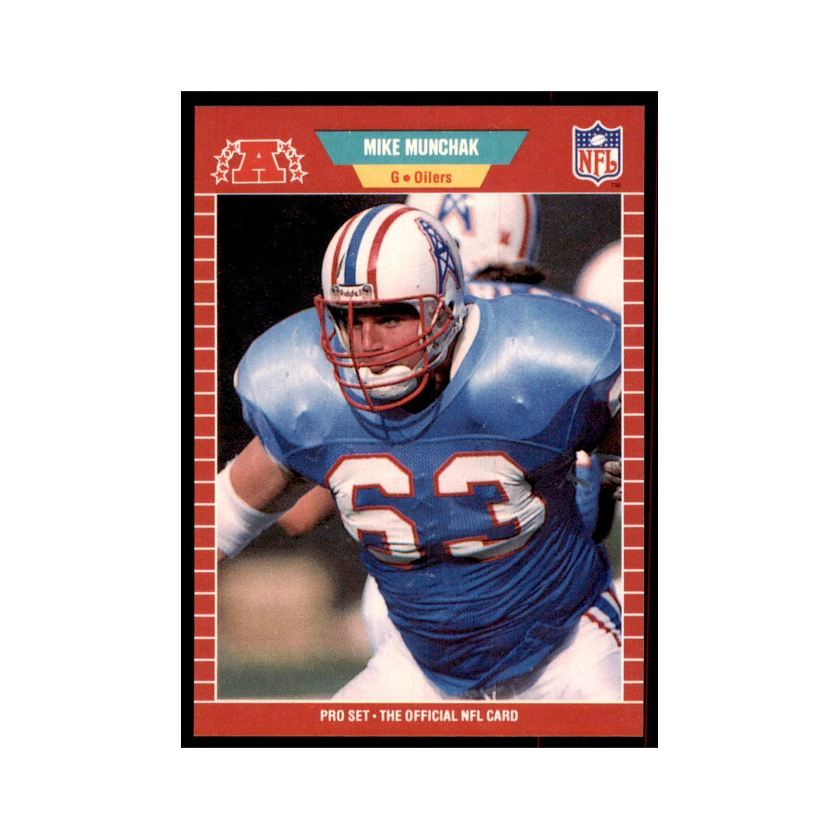 Mike Munchak 1989 Pro Set #150 Football Cards Football Card NM