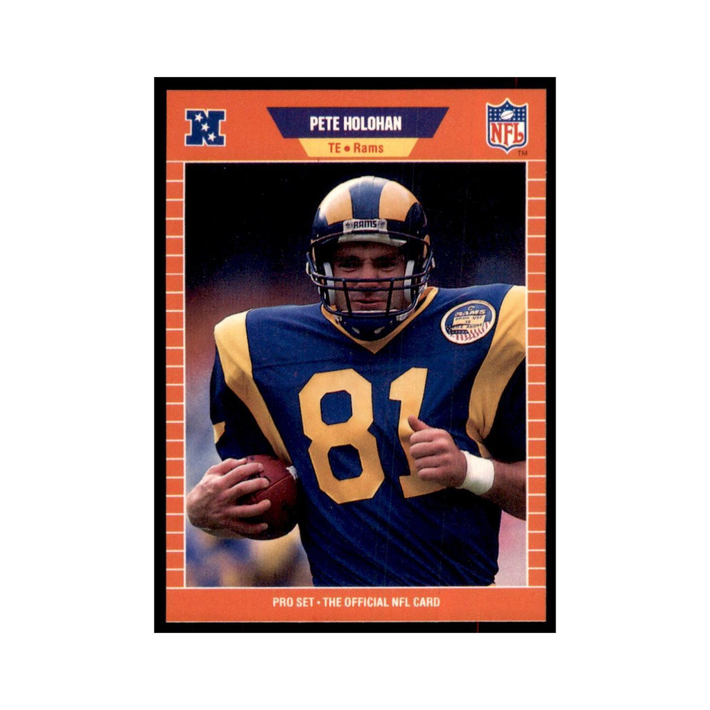 Pete Holohan 1989 Pro Set #202 Football Cards Football Card NM