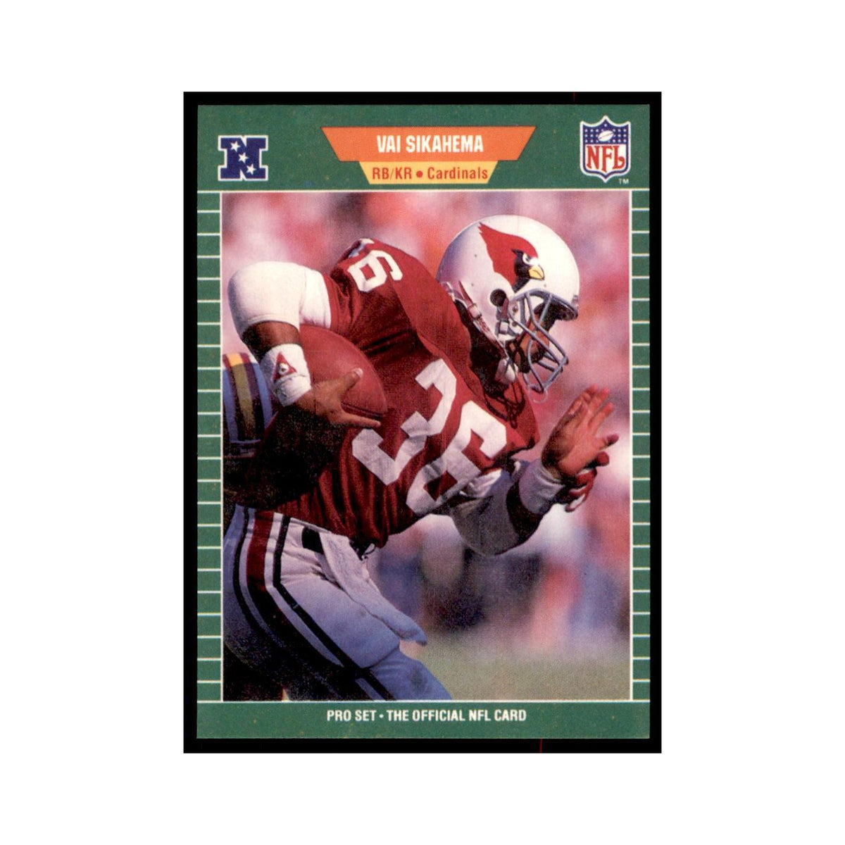 Vai Sikahema 1989 Pro Set #338 Football Cards Football Card NM