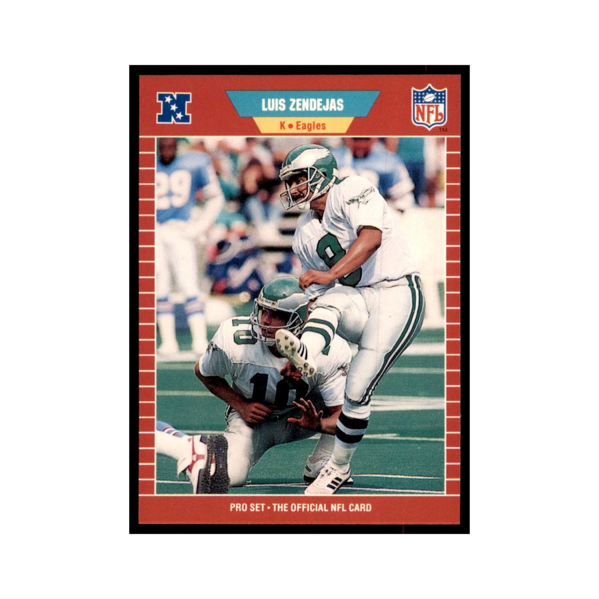 Luis Zendejas 1989 Pro Set #326 Football Cards Football Card NM