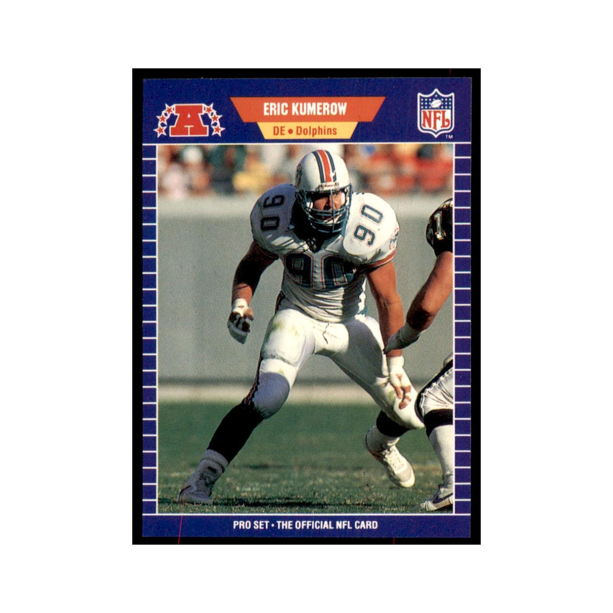 Eric Kumerow 1989 Pro Set #219 Football Cards Football Card NM