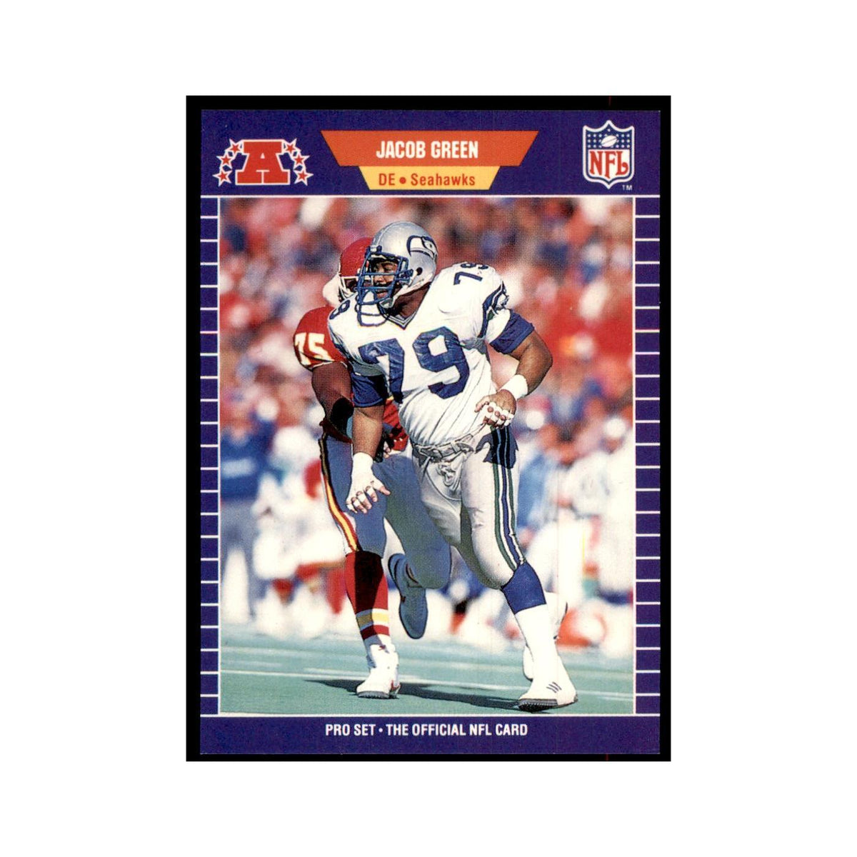 Jacob Green 1989 Pro Set #393 Football Cards Football Card NM