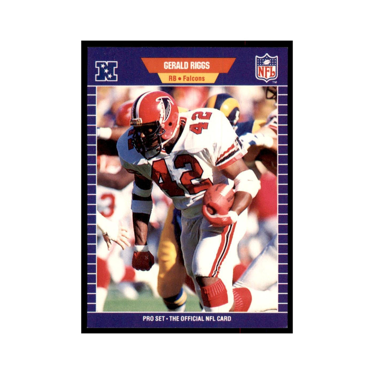 Gerald Riggs 1989 Pro Set #14 Football Cards Football Card NM