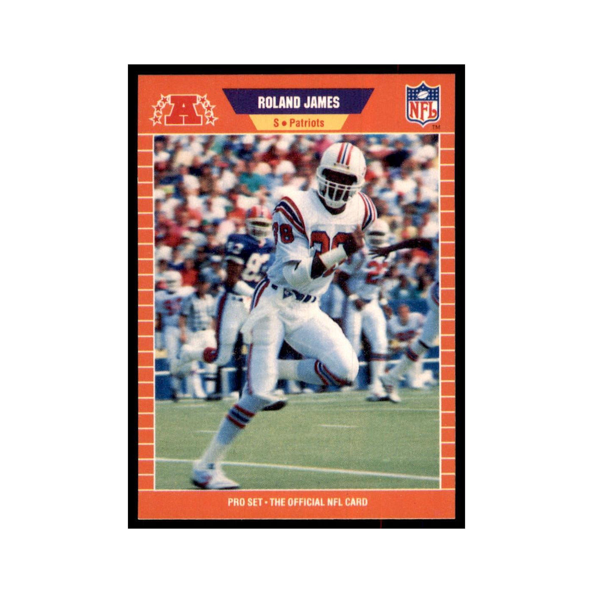 Roland James 1989 Pro Set #251 Football Cards Football Card NM