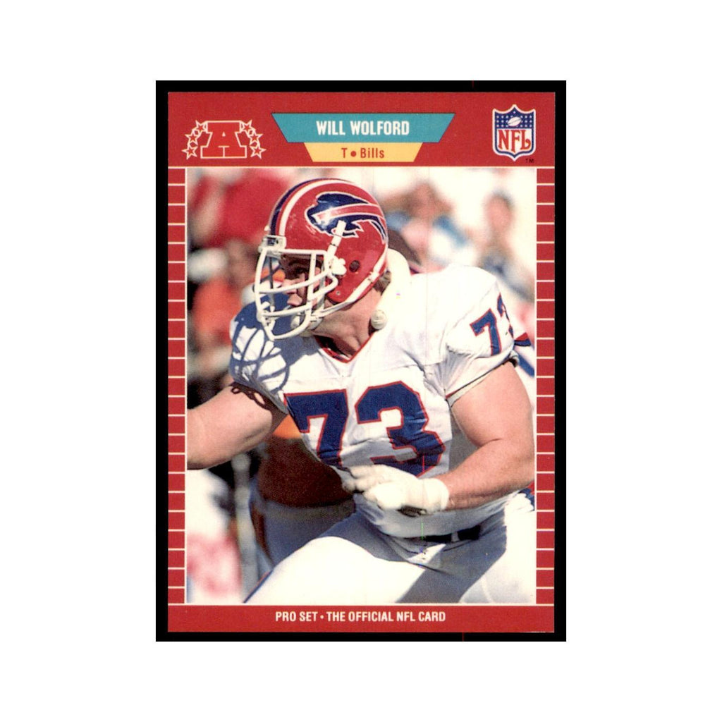 Will Wolford 1989 Pro Set #33 Football Cards Football Card NM