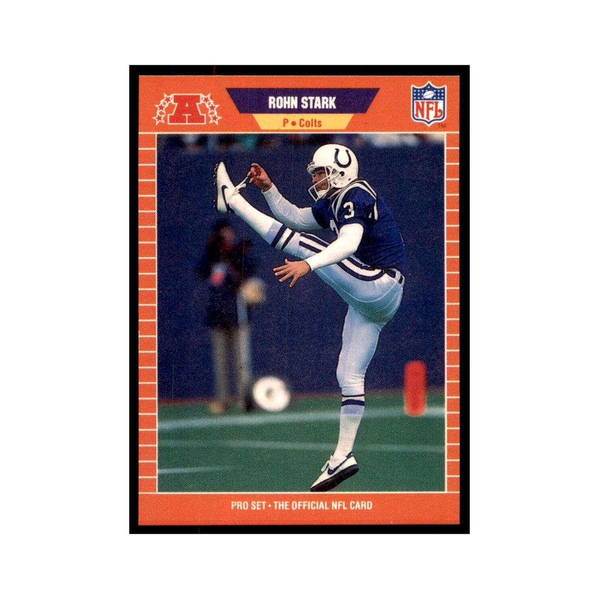 Rohn Stark 1989 Pro Set #164 Football Cards Football Card NM