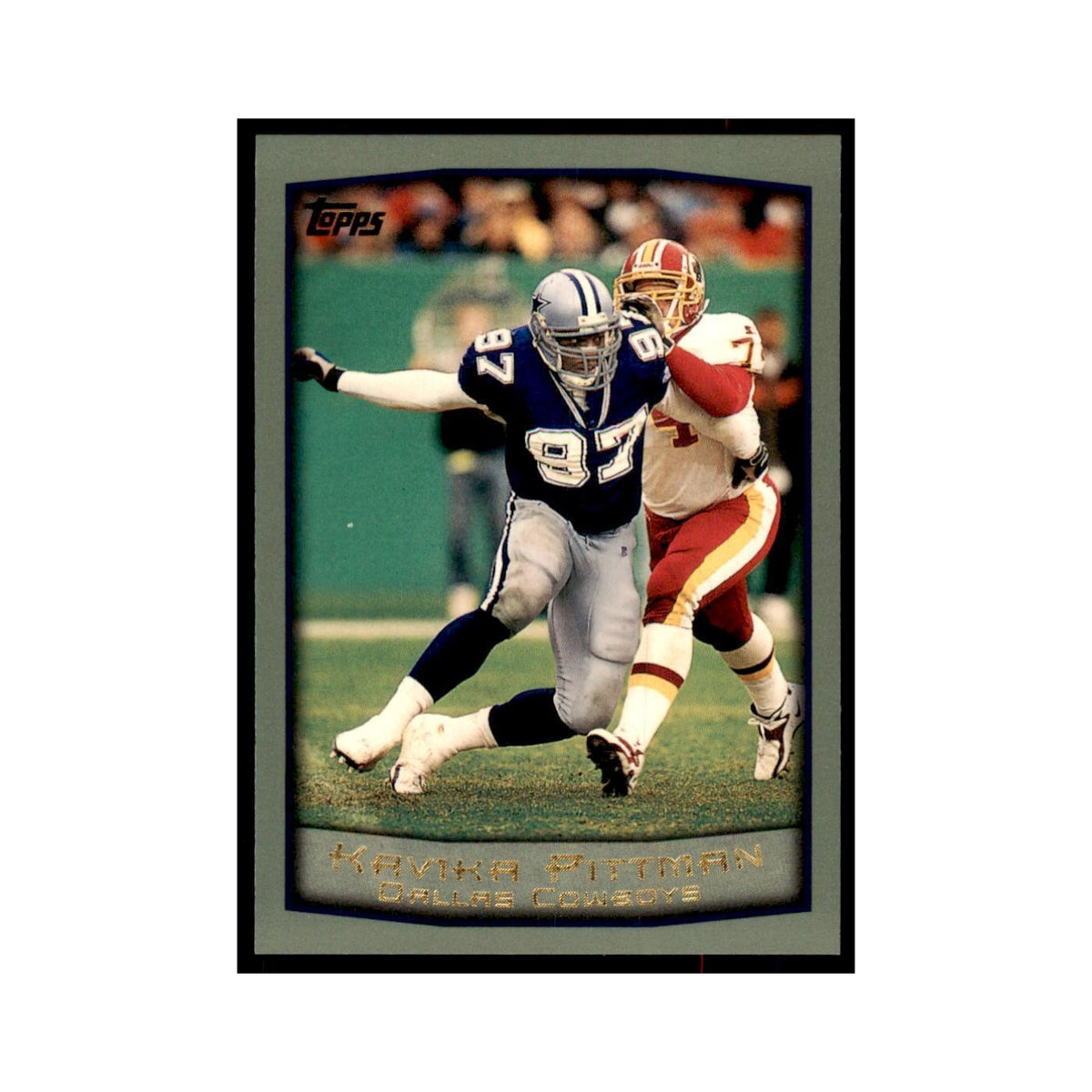 Kavika Pittman 1999 Topps #91 Football Cards Football Card NM