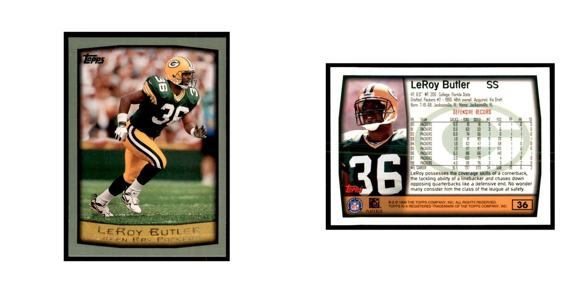 LeRoy Butler 1999 Topps #36 Football Cards Football Card NM