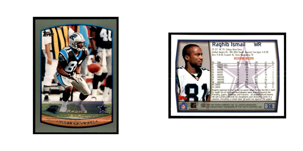Raghib Ismail 1999 Topps #28 Football Cards Football Card NM
