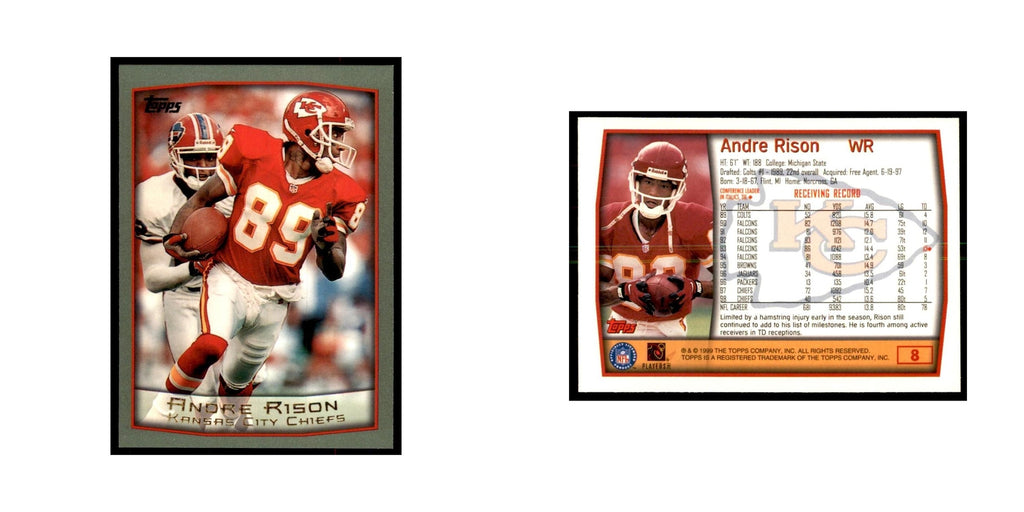 Andre Rison 1999 Topps #8 Football Cards Football Card NM