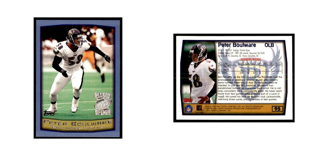 Peter Boulware 1999 Topps #95 Football Cards Football Card NM