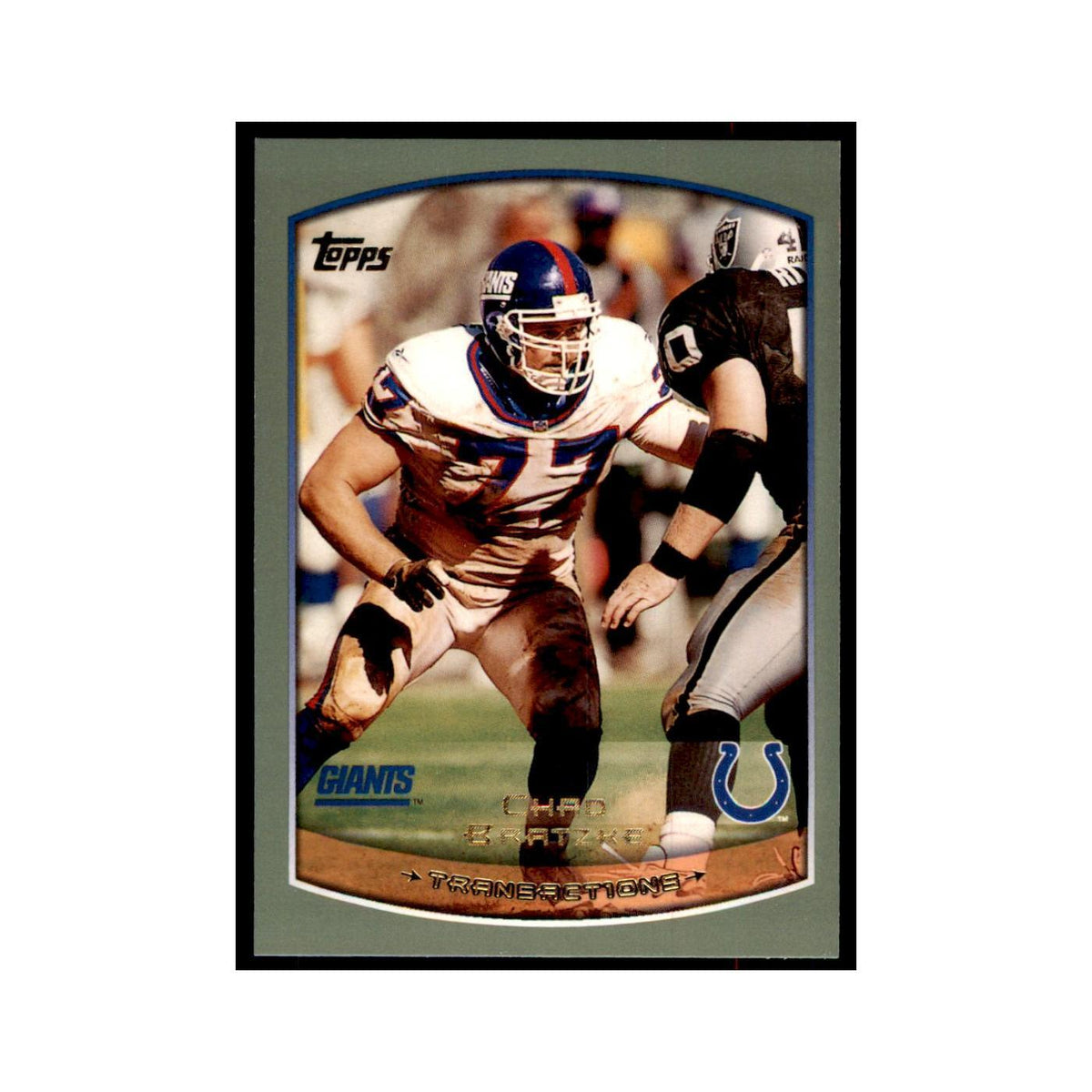 Chad Bratzke 1999 Topps #107 Football Cards Football Card NM