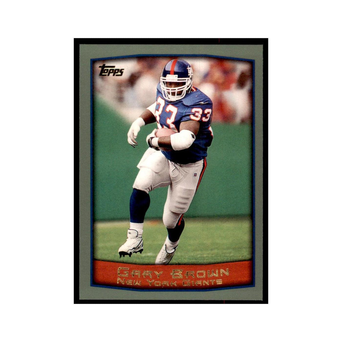 Gary Brown 1999 Topps #196 Football Cards Football Card NM