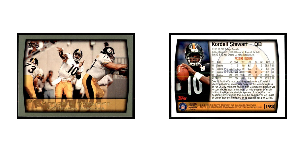 Kordell Stewart 1999 Topps #193 Football Cards Football Card NM